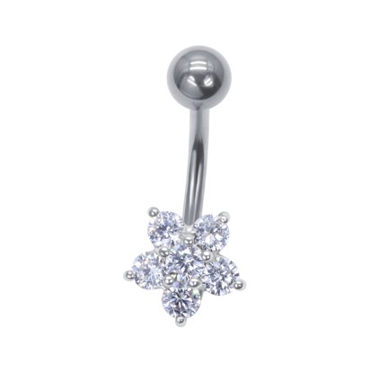 Belly Piercing with Titanium Bar BP-2112-TI
